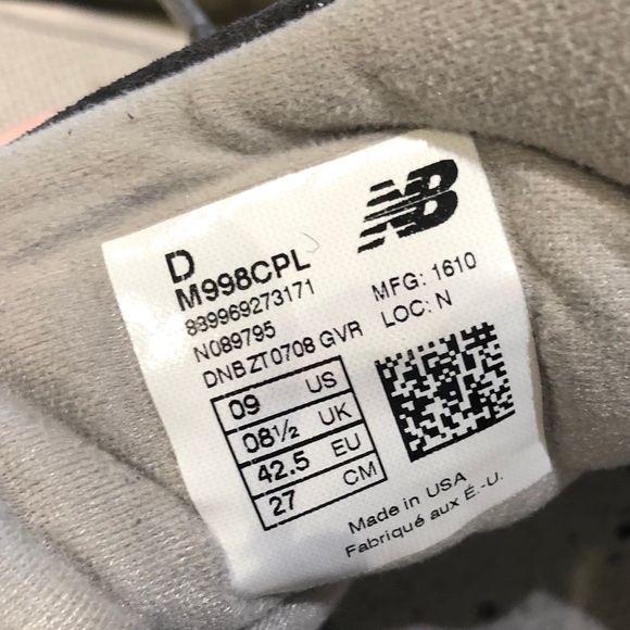New Balance Sneakers M998CPL - Picture 7 of 7